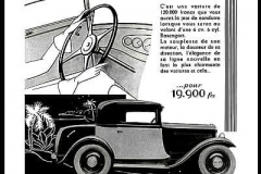 affiche-pub-Rosengart-6-cylindres-une-six-chevaux-moderne-Publicite-Automobile-de-1932